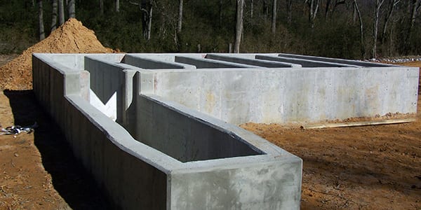 Construction of Concrete Chlorination Contact Chamber 